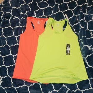 NWT Athletic Works Women's Core Active Racerback Tank Size XS green